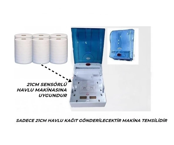 Fotoselli Sensörlü Makine Havlusu 6'lı 21 CM 4 KG - 3