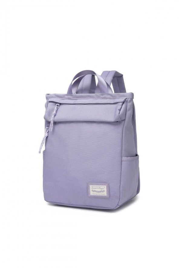 Bagacar Smart Bag 3195 Okul ve Günlük Laptop Bölmeli Sırt Çantası Eflatun - 2