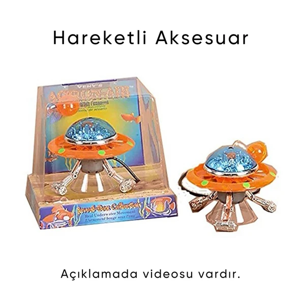 VENYS UFO- 0-84 Hareketli Akvaryum Dekoru - 2