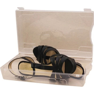 Bayan Şeffaf Ayakkabı Saklama ve Koruma Kutusu 10 Adet - 2