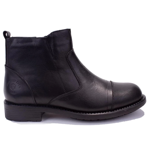 Hammer Jack 10216740 Siyah Cilt Ortopedik Günlük Deri Erkek Bot - 2