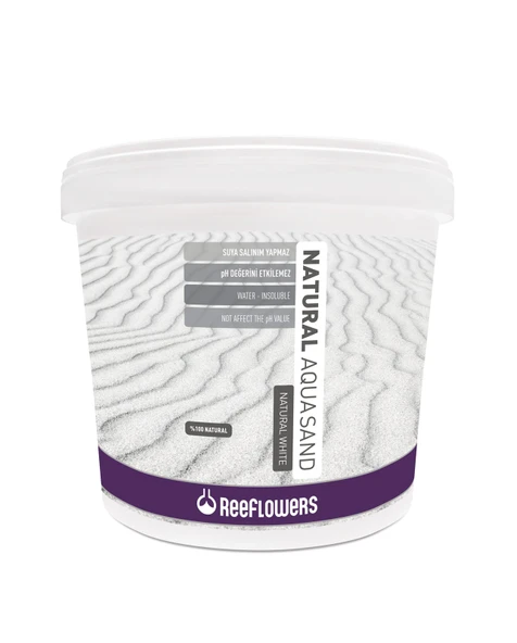 ReeFlowers Natural Aquasand Beyaz Kum 25 Kg (0.5 – 1 mm) Kova ürün görseli