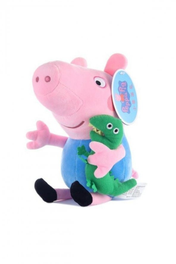 Kumik Peppa Pig 30 Cm George Peluş Oyuncak - Mavi