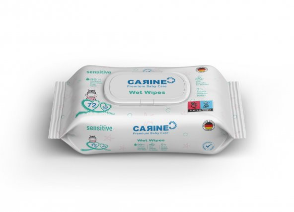 CARINE Bebek Islak Mendili 72 Yaprak - 5