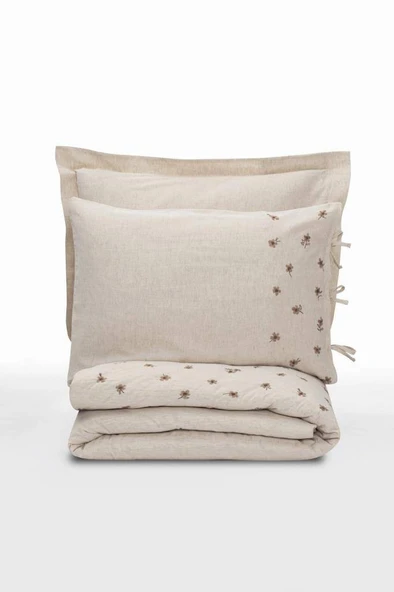 Cotton Box Cotton Keten Çift Kişilik Nevresim Takımı Arie - 4