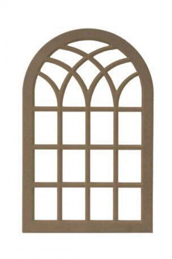 Dekoratif Hint Model Duvar Mdf Pencere 60X91