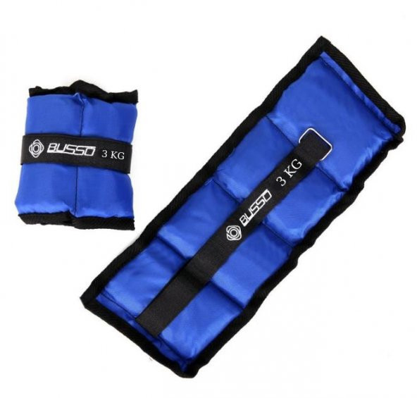 BS25  EL AYAK AĞIRLIĞI MAVİ 3KG*2 ADET