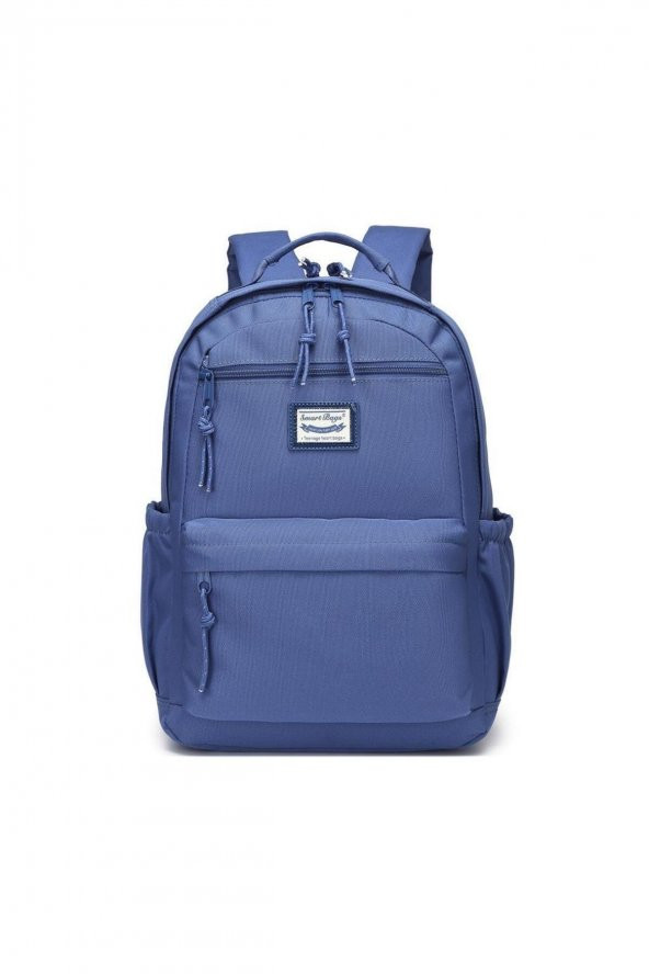 Bagacar Smart Bag 3198 Okul ve Günlük Laptop Bölmeli Sırt Çantası Jean Mavi
