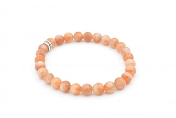 Hakiki Doğal A Kalite Güneş Taşı Bileklik 8 Mm - Resim 2