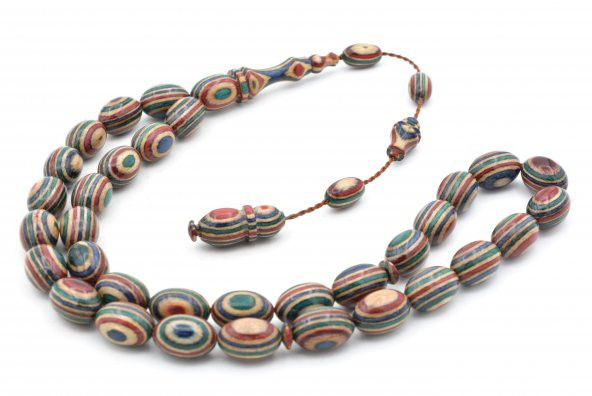 Usta İşi Özel Yapım Koleksiyonluk Beyzi Kesim Kafur Ağacı Tesbih 006 - Resim 4