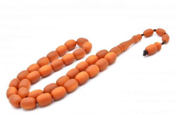 Bilek Boy Kapsül Kesim Turuncu Fiber Tesbih - 2