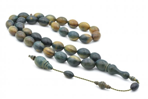 Usta İşi Sistemli Beyzi Kesim Dev Boy Pelesenk Ağacı Tesbih ürün görseli 1