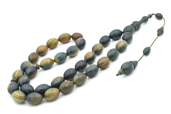 Usta İşi Sistemli Beyzi Kesim Dev Boy Pelesenk Ağacı Tesbih - Resim 2