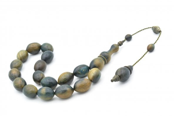 Usta İşi Sistemli Beyzi Kesim Pelesenk Ağacı Efe Maskot Tesbih - Resim 2