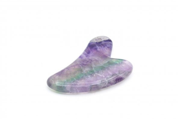 Hakiki Doğal Florit Taşı Gua Sha Masaj Aleti - 3