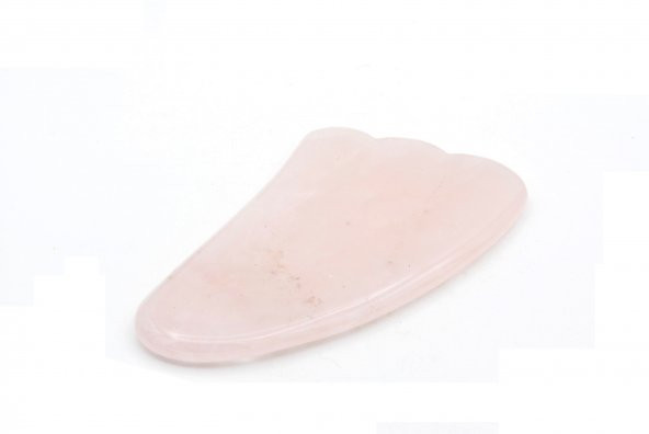 Hakiki Doğal Pembe Kuvars Taşı Gua Sha Masaj Aleti - 3