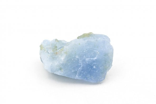 Hakiki Doğal Mavi Kalsit Taşı Kaya Parçası 63 Gram - Resim 2