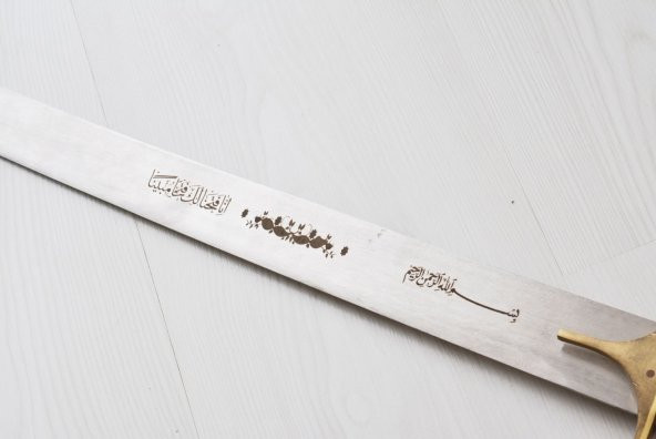 92 Cm Yatağan İşçilikli Kurt Başlı Fatih Kılıcı - 3