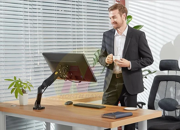 TriLine NB F80 North Bayou 17-30" Monitör Tutucu Vesa Monitör Standı - 7