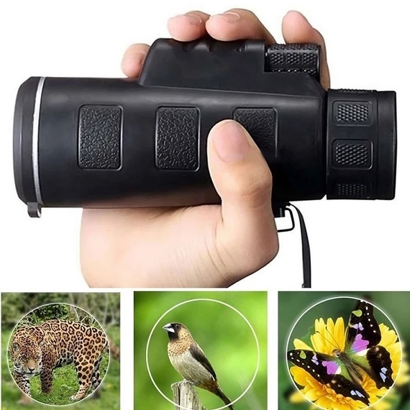 TriLine Telefon Kamera Dürbün 40X Zoom Monoküler HD El Teleskopu - Resim 2