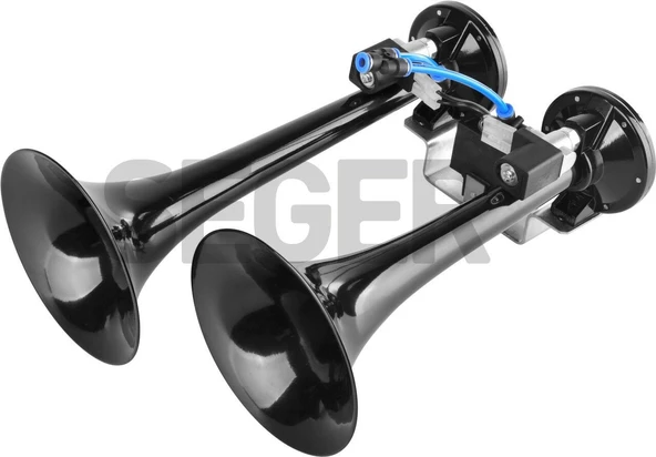 SEGER Seger 81dh tgv havalı korna 24volt tren kornası siyah metal borulu - 2