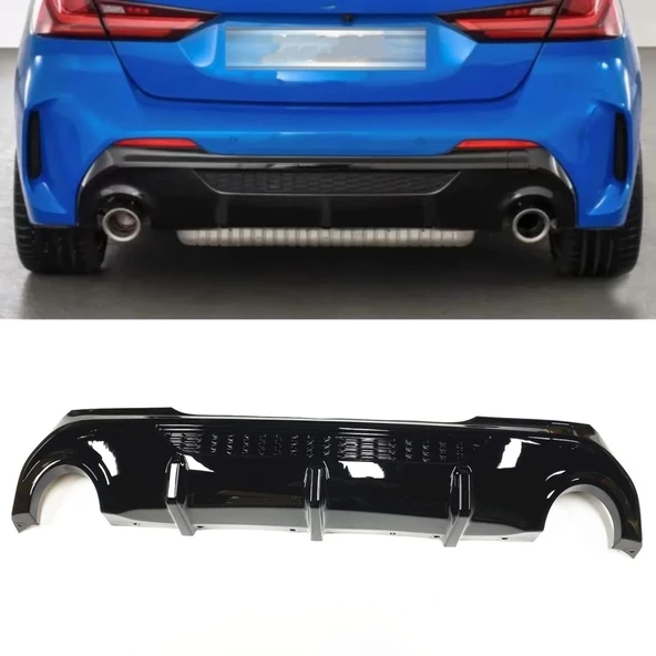 AUTOGP Bmw f40 135 arka tampon difüzörü 2019+ ürün görseli 1