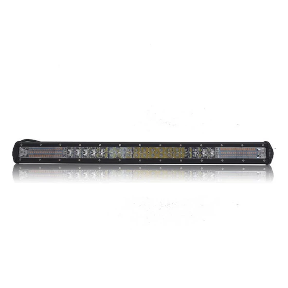 Space Space Offroad sis lambası 64cm beyaz-amber çakarlı 216w 12-30v adet / LASS304