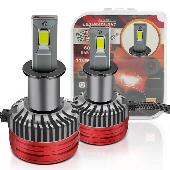 Space Led far ampulü canbus 110W 22000LM H3 12-30V / LAAM924