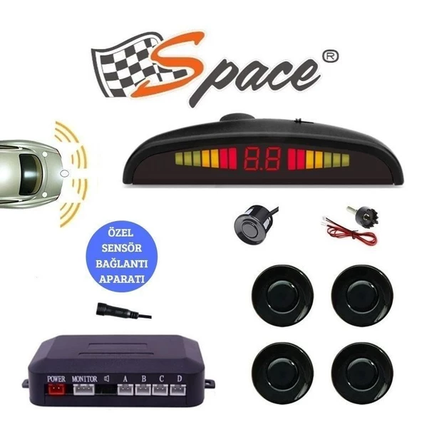 Space Space Park Sensörü Türkçe Sesli 22 mm Siyah / GUPR19-S