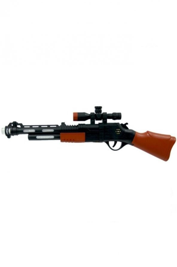 CANALİ TOYS Pilli Işıklı Oyuncak Tüfek CNL-8370, Çocuklar İçin Oyuncak Tüfek - 2