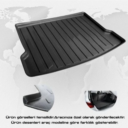 Citroen C5 Aircross üst kısım bagaj havuzu paspası 2017+ Rizline