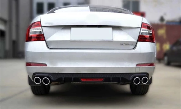 Autogp Skoda octavia arka tampon difüzörü 2013 /2017 - 4