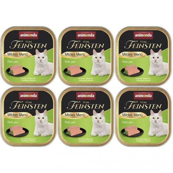 Animonda Hindili Kısırlaştırılmış Kedi Konservesi 100 Gr*6 Adet