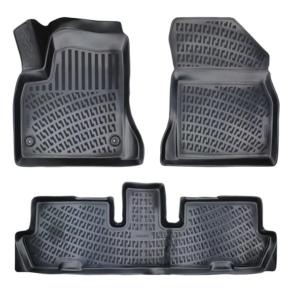 Rizline Citroen c4 grand picasso 3d havuzlu paspas 2006 / 2013 Rizline