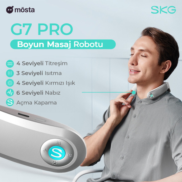 SKG G7 Pro Smart Isıtmalı Boyun Masaj Aleti