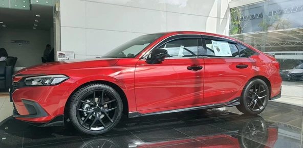 AUTOGP Honda civic fe1 için uyumlu cam rüzgarlığı kromlu 2022+