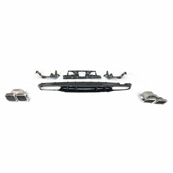 AUTOGP Mercedes w205 c63arka difüzör ve egzoz ucu 2019+
