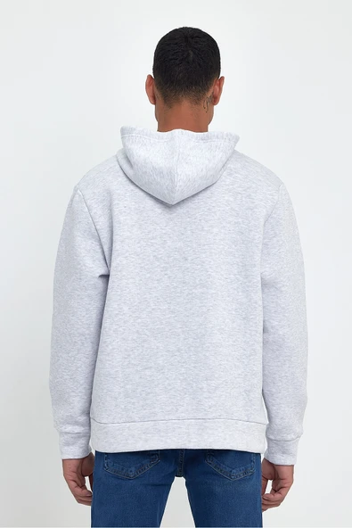 Süperlife Erkek Rahat Kalıp İçi Polarlı 3 iplik Amerikan Baskılı Swetashırt Spr24sw01 - 6