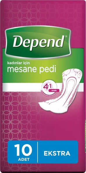 Depend Kadın Mesane Pedi Ekstra 10lu - 2