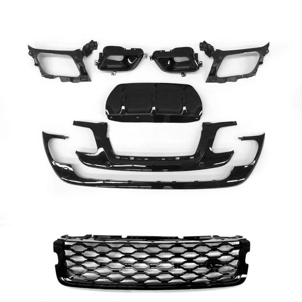 AUTOGP Rr velar dynamic difüzör ve egzoz ucu seti + panjur 2017+ - 4