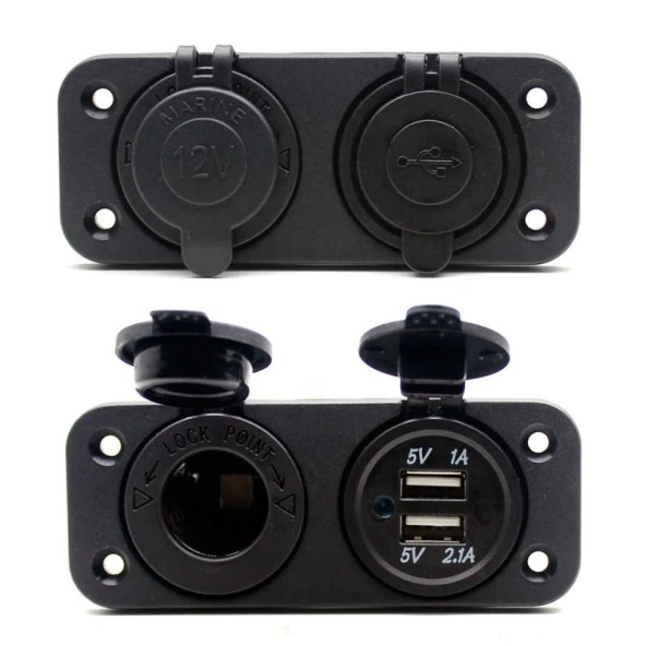 Concord CH-31 Çift USB Girişli 1A –2.1A USB  Araç Şarj - 6