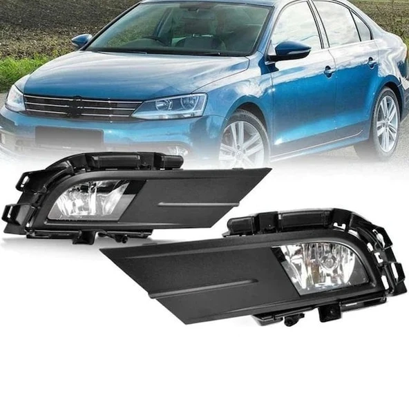 AUTOGP Vw jetta sis lambası farı sağ sol takım çerçeveli 2015+ - 2