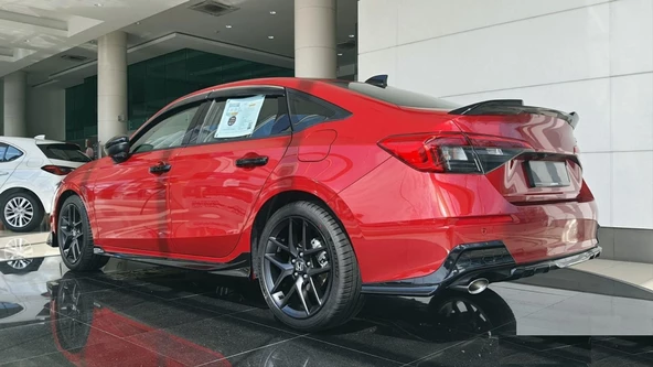 Autogp Honda civic fe1 uyumlu arka flap takımı pianoblack 2022+
