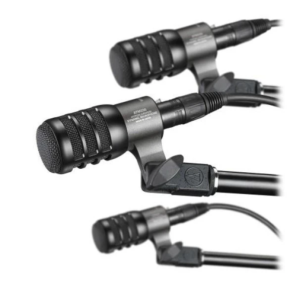 Audio Technica ATM230PK 3 lü Paket Hiper Kardioid Dinamik Enstruman Mikrofonu
