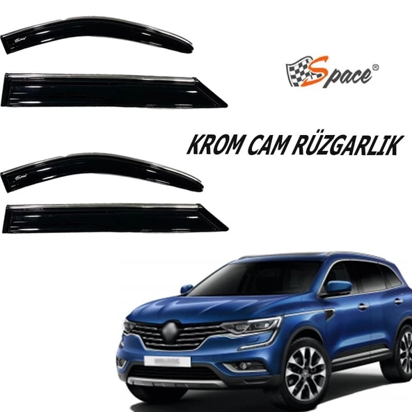 Space Renault Koleos Krom cam rüzgarlığı  2017-2021 / CARU425