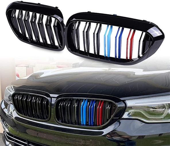 AUTOGP Bmw g30 ön böbrek panjur m şeritli renkli 2017 / 2020