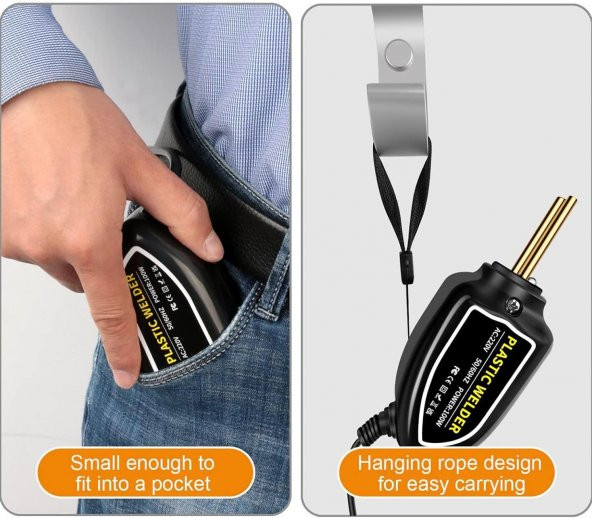 Valkyrie 100W Çantalı 600 Uçlu Plastik Kaynak Makinesi Araba Tampon LED Işıklı XCER-110 - 3