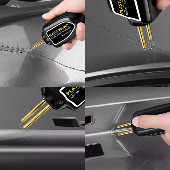 Valkyrie 100W Çantalı 600 Uçlu Plastik Kaynak Makinesi Araba Tampon LED Işıklı XCER-110 - 6