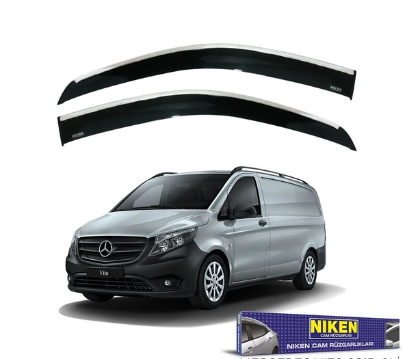 NİKEN Mercedes vito cam rüzgarlığı kromlu 2015+ niken