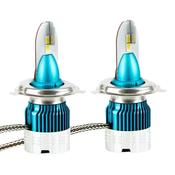 Space Space Led Far Ampulü Şimşek Etkili H4 4800LM / LAAM840